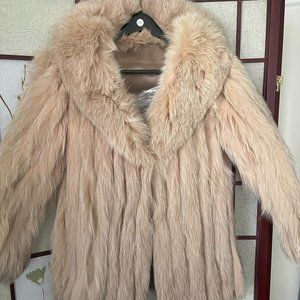Women's Fox Jacket - Cream/Tan